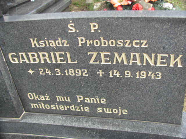 Gabriel Zemanek 1892 Żabnica Węgierska Górka - Grobonet - Wyszukiwarka osób pochowanych