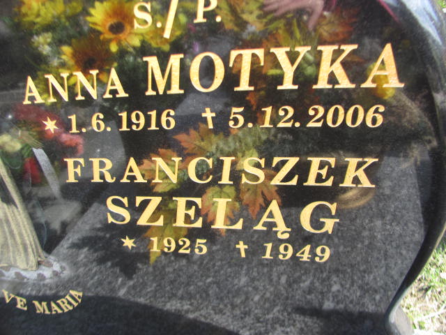 Anna Motyka 1916 Żabnica Węgierska Górka - Grobonet - Wyszukiwarka osób pochowanych